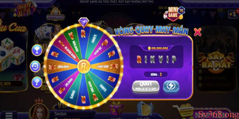 Giftcode Rikvip - Cách Nhận Giftcode Nhanh Chóng Tại Sv368 3 Nhận giftcode bằng cách quay vòng quay may mắn