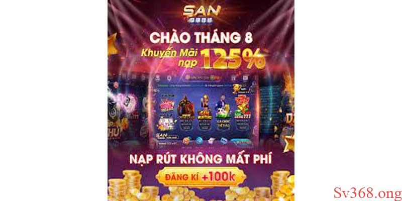 Sanclub - Sân Chơi Game Bài Đổi Thưởng Uy Tín Nhất 2025 4 Kho khuyến mãi có 1-0-2