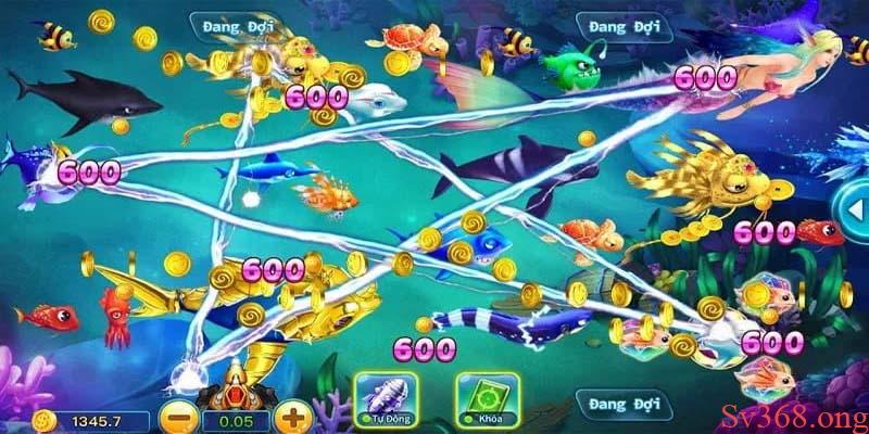 Cực Hot Cắn Cá Đổi Thưởng Tại Sv368 - Chơi Bắn cá Thắng Lớn 3 Ưu tiên bắn cá lớn và nạp đủ đạn