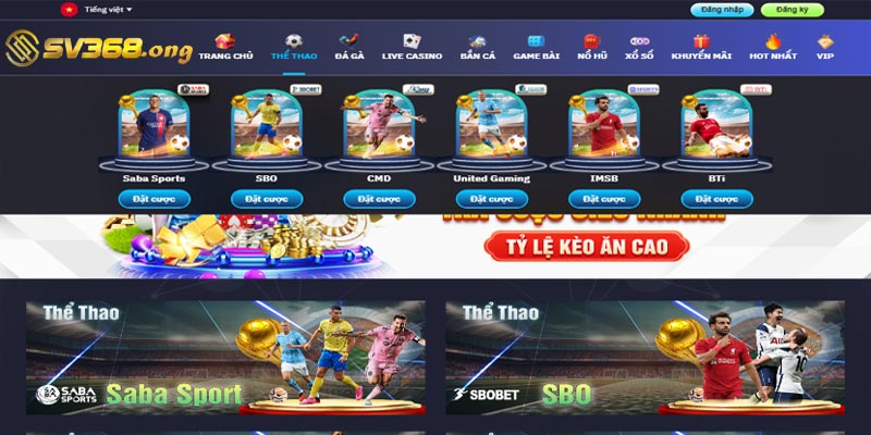 Sv368 🎖️ Trang Chủ Nhà Cái Uy Tín Sv368 Chính Thức ✔️ 16 Đa dạng trận đấu thể thao lớn
