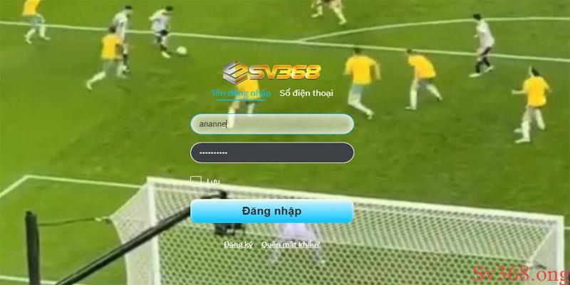 Đăng ký sv368 - Nhận ngay khuyến mãi code 100k trải nghiệm 1 Cách thức đăng nhập SV368