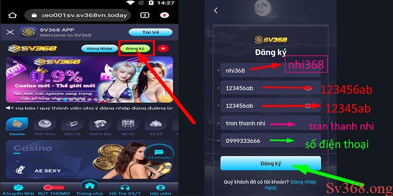 Link vào sv368 - hướng dẫn vào sv368 không bị chặn 2025 1 Hướng dẫn đăng ký làm thành viên theo link mới vào nhà cái sv368