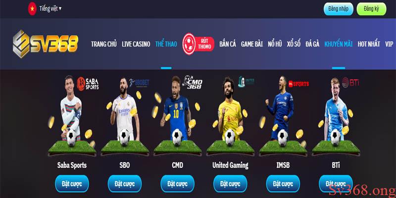Thể thao sv368 - Tỉ lệ cược cao hấp dẫn nhất mọi thời đại 1 Cách tham gia cá cược thể thao SV368