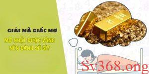 mơ nhặt được vàng